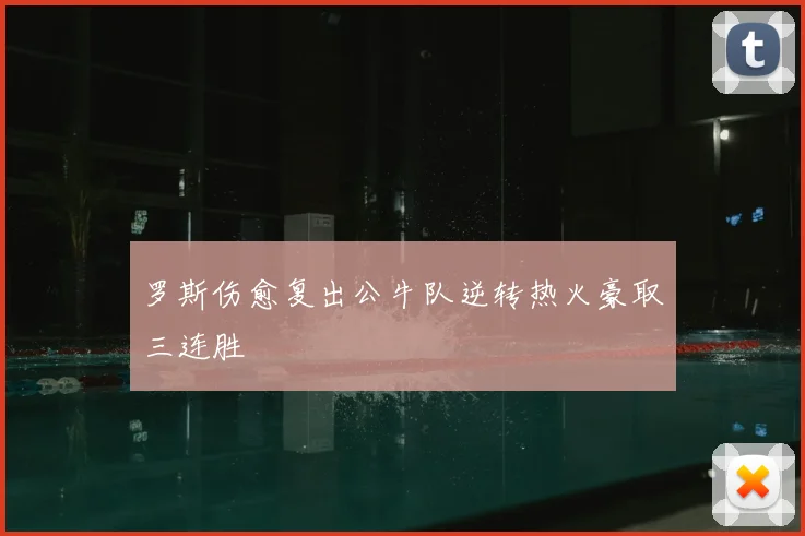 罗斯伤愈复出公牛队逆转热火豪取三连胜