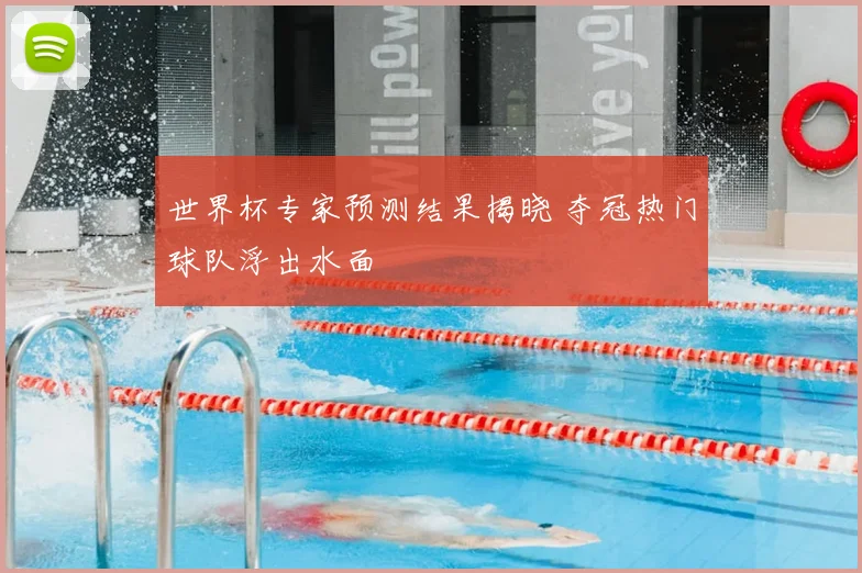世界杯专家预测结果揭晓 夺冠热门球队浮出水面